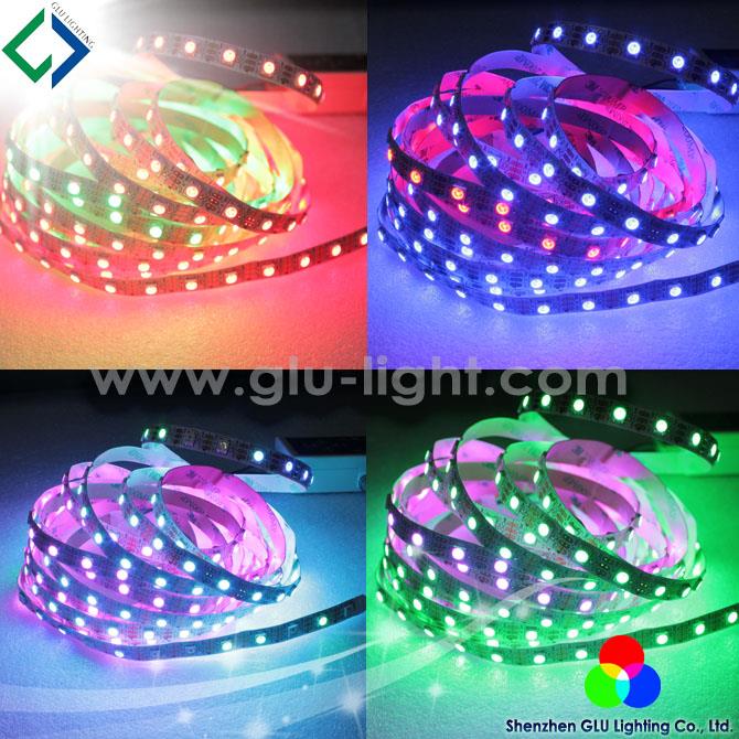 Outdoor IP68 clearence high quality sk6812 5V RGB led strip in stock