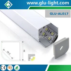 Aluminium Kaum LED Profile, 45 Degree Lineear Kaum Alu Led Profile Rau Led Sawb